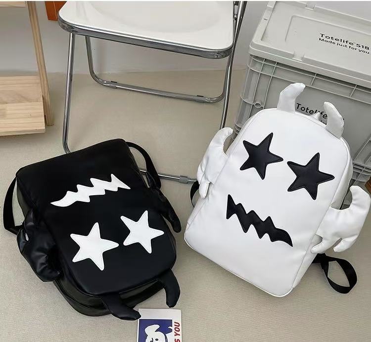 Ghost Shoulder Bag in Black and White