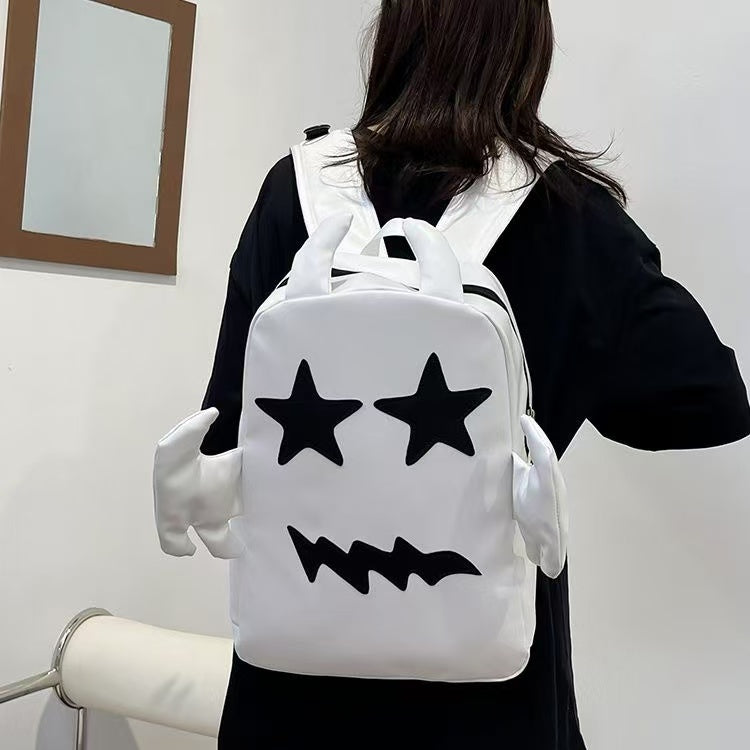 Ghost Shoulder Bag in Black and White